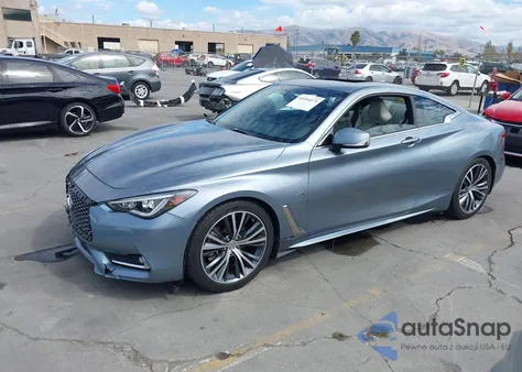 2017 Infiniti Q60 3.0T Premium z USA, uszkodzony, nr VIN JN1EV7EK1HM360377